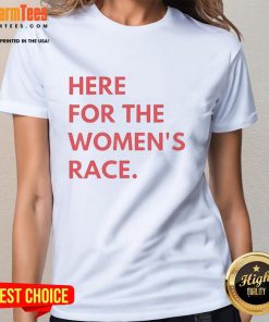 Ladies' tee for the women's race featuring a stylish 'Nice Here' design, perfect for athletes and casual wear.