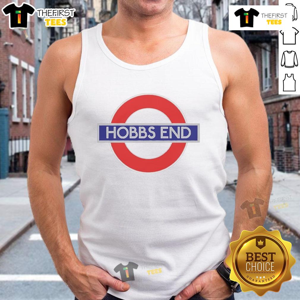 Nice Hobbs End Logo Tank Top Nice Hobbs End logo tank top displayed on a mannequin, showcasing its stylish design and vibrant colors.