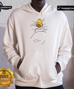 Cozy Nice Homer bed hoodie featuring a playful design, perfect for comfort and style in your bedroom decor.