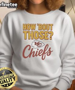 Cozy Kansas City Chiefs sweatshirt featuring team logo, perfect for game day and showing off your team spirit.