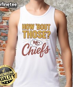 Stylish Kansas City Chiefs tank top featuring team colors and logo, perfect for game day or casual wear.