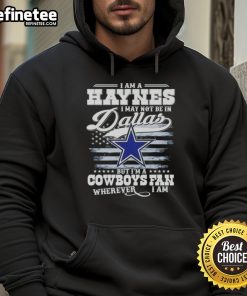 Cozy hoodie featuring 'I'm a Cowboys fan wherever I am' design, perfect for Dallas Cowboys enthusiasts on the go.