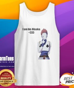 Stylish Nice-I-Am-His-Hisoka tank top featuring vibrant graphics inspired by the popular anime character Hisoka.