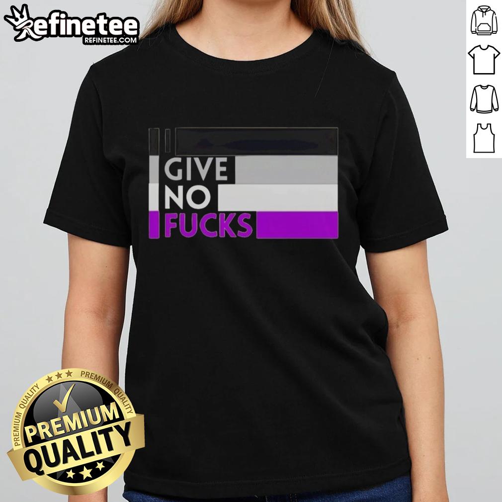 Nice I Give No Fcks Ladies Tee Nice I Give No Fcks Ladies Tee featuring bold text design on a stylish women's t-shirt in casual setting.