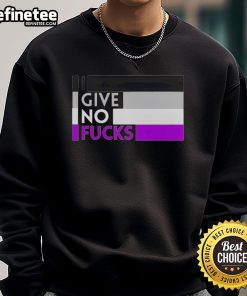 Trendy Nice I Give No Fcks sweatshirt in black, perfect for casual wear and expressing a bold attitude.