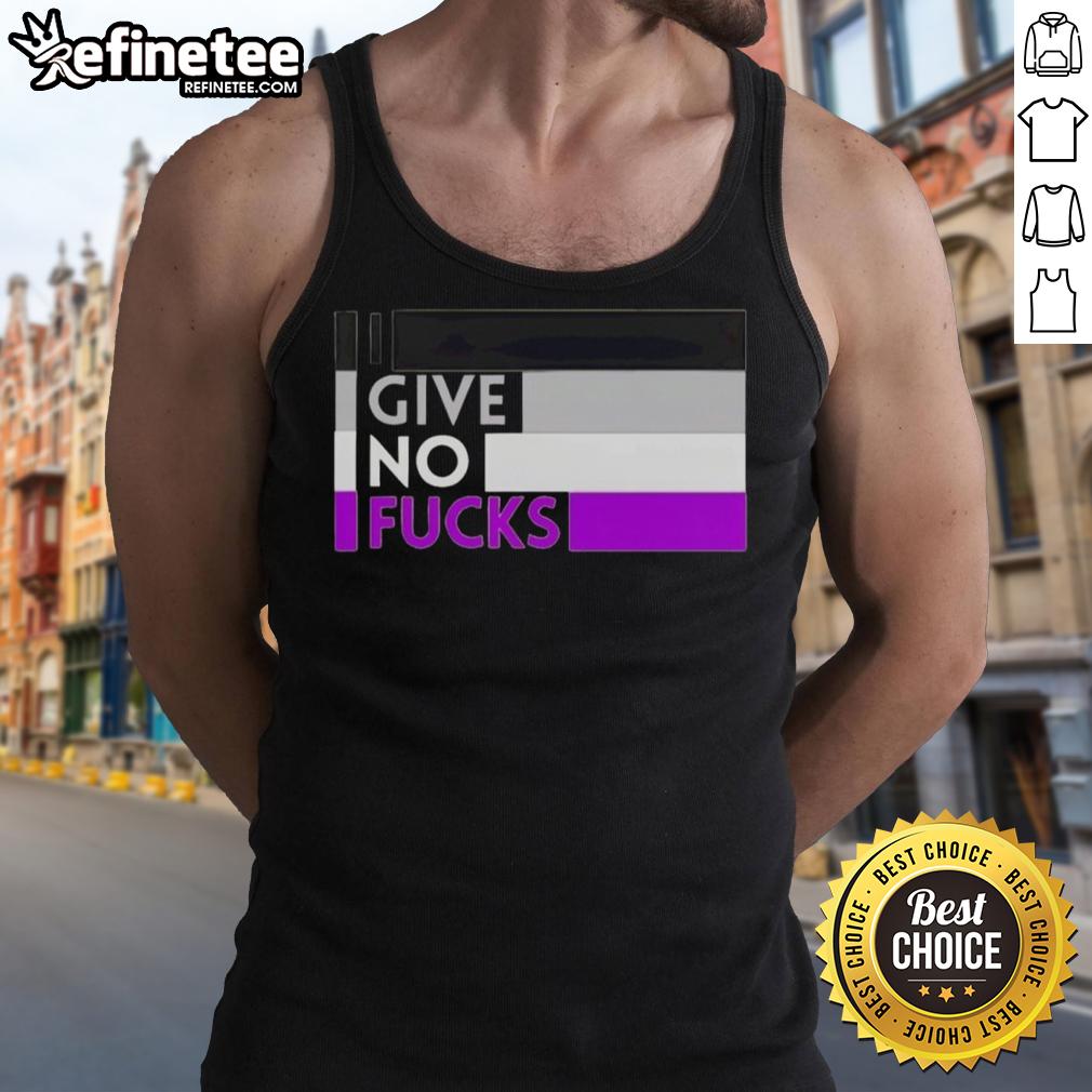 Nice I Give No Fcks Tank Top Trendy 'Nice I Give No F*cks' tank top in black, perfect for casual summer outfits and expressing confidence.