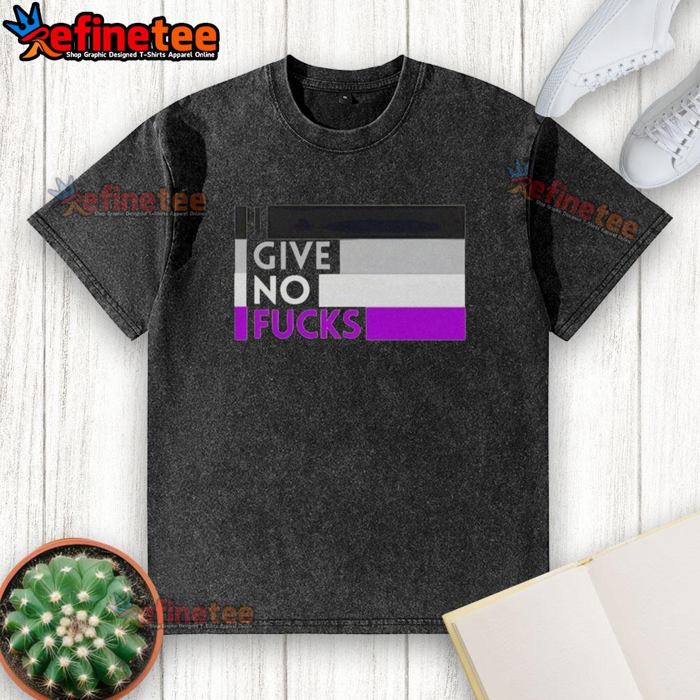Nice I Give No Fcks Washed T Shirt Nice I Give No Fcks washed t-shirt displaying a bold, humorous graphic design for casual wear.