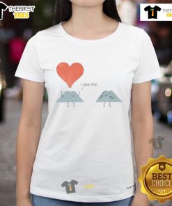 Womens tee featuring 'Nice I Lava You' with a mountain graphic, perfect for nature lovers and casual outings.