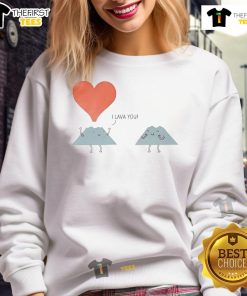 Cozy Nice I Lava You Mountain Love sweatshirt featuring a vibrant design, perfect for outdoor enthusiasts and casual wear.