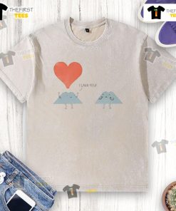 Alt Text: Nice I Lava You Mountain Love washed t-shirt featuring a vibrant graphic design perfect for outdoor lovers.