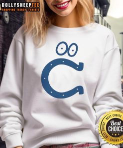 Nice Indianapolis Colts logo sweatshirt featuring vibrant team colors and a comfortable design for fans.
