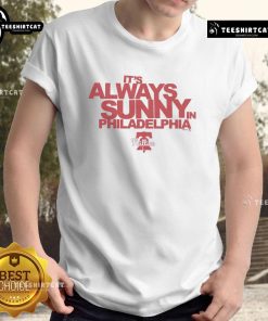 Nice It's Always Sunny In Philadelphia X Phillies T-Shirt featuring a unique design celebrating the iconic show and baseball team.