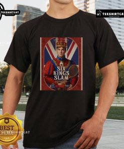 Nice Jack Draper Six Kings Slam 2025 Riyadh Season Tennis T-Shirt featuring vibrant graphics and stylish design.