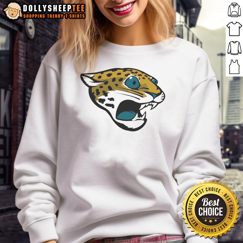 Nice Jacksonville Jaguars Logo Sweatshirt Stylish Jacksonville Jaguars logo sweatshirt in vibrant colors, perfect for fans showcasing team spirit and comfort.