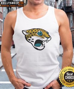 Stylish Jacksonville Jaguars logo tank top showcasing team spirit and comfort for fans and casual wear.