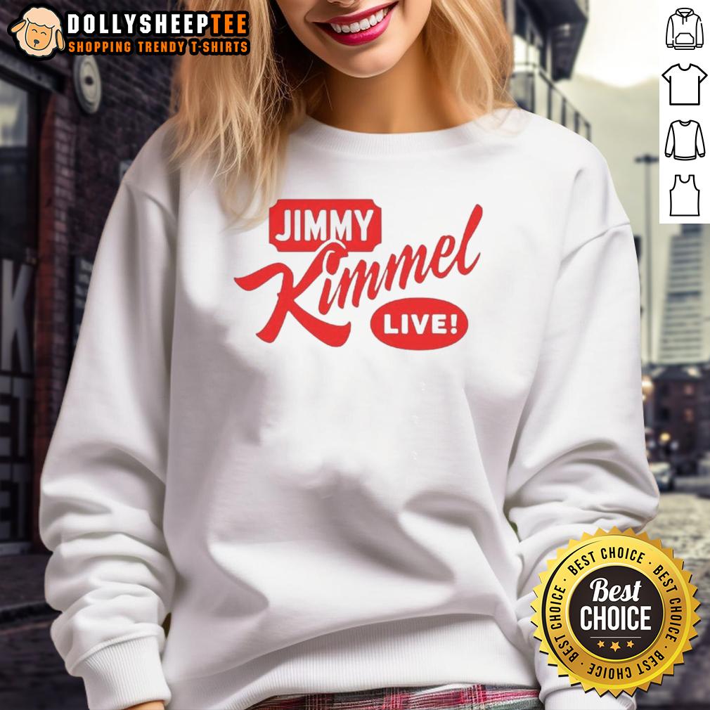 Nice Jimmy Kimmel Live Comedy Classic Logo Sweatshirt Nice Jimmy Kimmel Live Comedy Classic Logo Sweatshirt featuring bold graphics and a stylish design for fans.