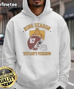 Stylish Kansas City Chiefs hoodie featuring Travis' Season Taylor's version, perfect for fans and game day.