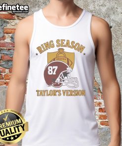 Stylish Kansas City Chiefs ring season Travis tank top, featuring team colors and logo, perfect for fans.