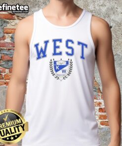 Kenmore West Varsity Golf logo on a stylish Buffalo tank top, perfect for golf enthusiasts and team spirit.