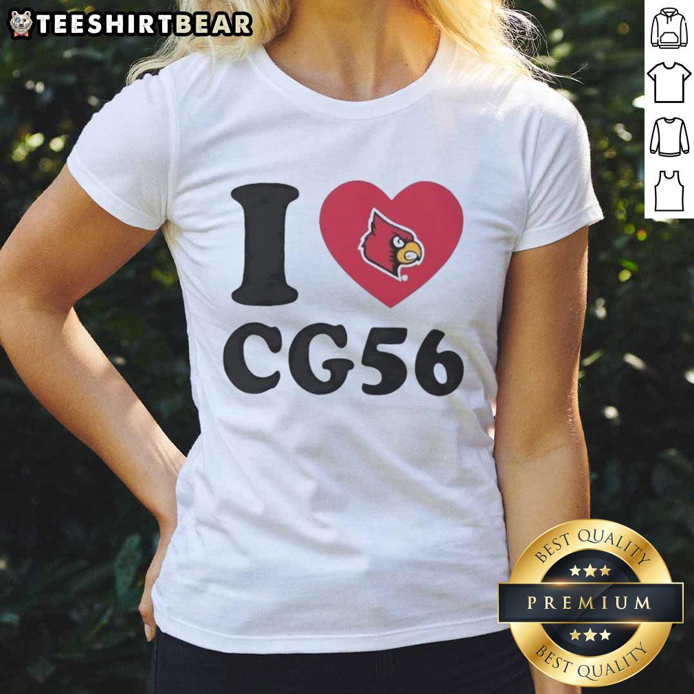 Nice Louisville Cardinals Carter Guillaume I Heart Cg56 Ladies Tee Alt Text: Nice Louisville Cardinals Carter Guillaume I Heart CG56 Ladies Tee featuring a stylish design for fans.