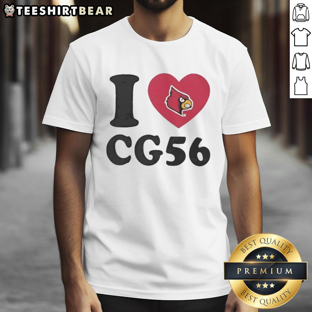 Nice Louisville Cardinals Carter Guillaume I Heart Cg56 T Shirt Alt Text: Nice Louisville Cardinals Carter Guillaume I Heart CG56 T-Shirt featuring vibrant team colors and stylish design.