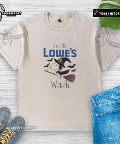 Alt Text: Nice Lowe's x Snoopy I'm The Witch Halloween washed t-shirt featuring playful graphics for festive fall style.