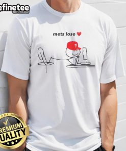 Alt Text: Stick figure wearing a red cap and t-shirt shows support for the Nice Mets while expressing playful disappointment.