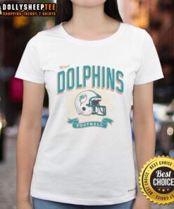 Stylish Nice Miami Dolphins Prime Play Ladies Tee, perfect for fans showcasing team spirit and comfort.