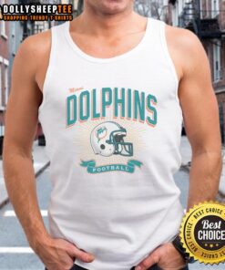 Stylish Nice Miami Dolphins Prime Play tank top featuring team colors and logo, perfect for game day or casual wear.