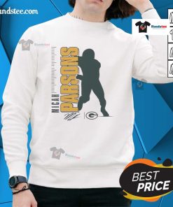 Micah Parsons Green Bay Packers sweatshirt showcasing stylish design and vibrant colors for NFL fans.
