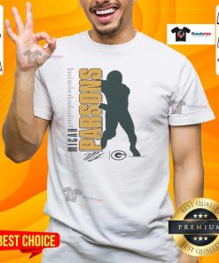 Nice Micah Parsons Green Bay Packers Yards T-Shirt featuring vibrant graphics and team colors for fans.