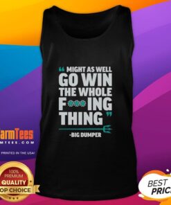 Seattle Mariners tank top featuring 'Might As Well Go Win The Whole Fcking Thing' design, perfect for fans and summer wear.