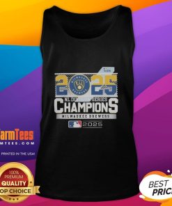 Nice Milwaukee Brewers 2025 NLDS Champions tank top showcasing team pride for MLB National League Division Series.