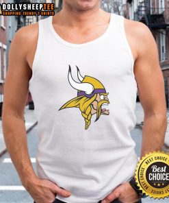 Stylish Nice Minnesota Vikings logo tank top featuring vibrant team colors and a bold design, perfect for fans.