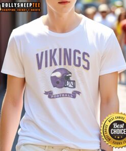 Nice Minnesota Vikings Prime Play T-Shirt featuring team colors and logo, perfect for fans and game day apparel.