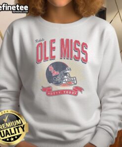 Alt Text: Comfortable Nice Mississippi Rebels Prime Play Sweatshirt featuring bold team logo and stylish design for fans.