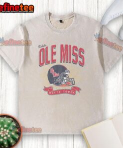 Nice Mississippi Rebels Prime Play Washed T-Shirt in navy blue, featuring the team's logo for fans and casual wear.