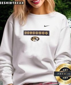 Nice Missouri Tigers Gold Rush Diamonds sweatshirt featuring bold team logo and vibrant gold color, perfect for fans.