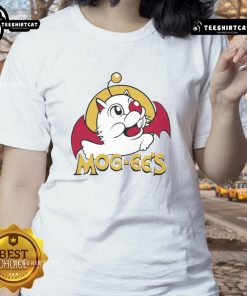 Nice Mog Ees X Buc Ees logo parody on a ladies tee, showcasing a fun and trendy design perfect for casual wear.