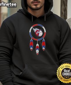 Native American Indians X Cleveland Guardians baseball hoodie showcasing unique design and team spirit.