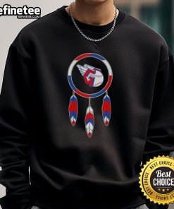 Nice Native American Indians X Cleveland Guardians baseball sweatshirt featuring vibrant graphics and a comfortable fit.