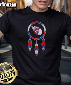 Nice Native American Indians X Cleveland Guardians Baseball T-Shirt featuring vibrant graphics and a comfortable fit.
