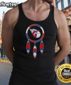 Native American Indians-themed Cleveland Guardians baseball tank top for fans, showcasing vibrant design and team spirit.