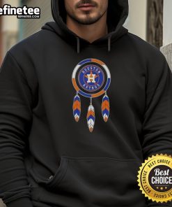 Stylish Native American Indians X Houston Astros baseball hoodie featuring vibrant graphics and a comfortable fit.