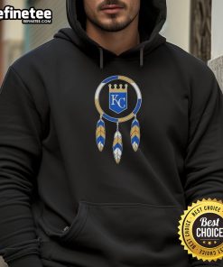 Nice Native American Indians X Kansas City Royals baseball hoodie featuring vibrant design and team colors.