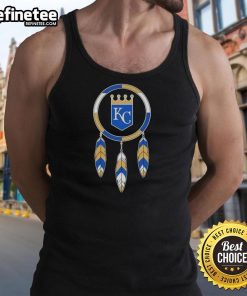 Nice Native American Indians Kansas City Royals baseball tank top featuring vibrant colors and unique design.