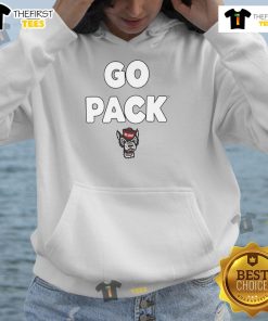 Nice NC State Wolfpack Go Pack slogan hoodie featuring vibrant team colors and logo, perfect for fans and game day.