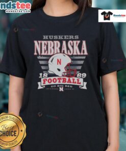 Nice Nebraska Cornhuskers Stripe Splash Ladies Tee in vibrant colors, perfect for game day and showing team spirit.