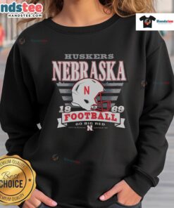 Nice Nebraska Cornhuskers Stripe Splash Sweatshirt featuring bold stripes and vibrant team colors for fans and supporters.
