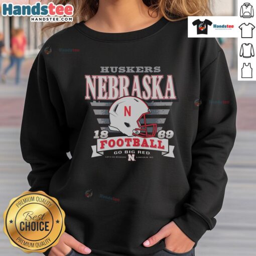 Nice Nebraska Cornhuskers Stripe Splash Sweatshirt featuring bold stripes and vibrant team colors for fans and supporters.